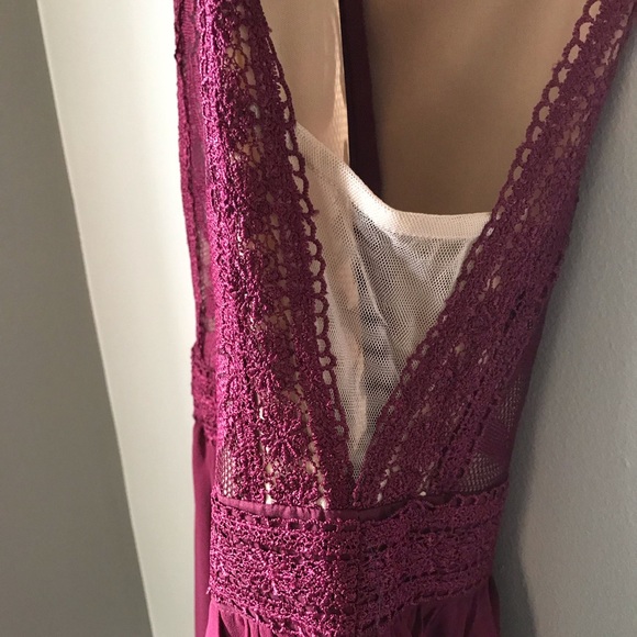 Lulus Forever & Always Burgundy Lace Maxi Dress - Picture 3 of 5